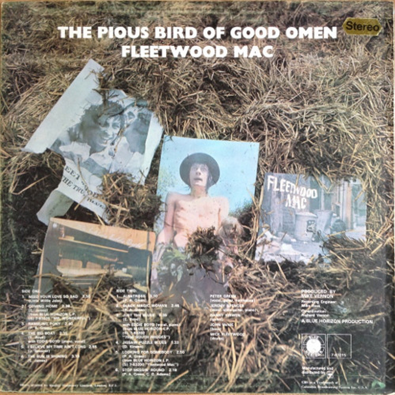 THE PIOUS BIRD OF GOOD OMEN (Blue Horizon, UK) / 1969