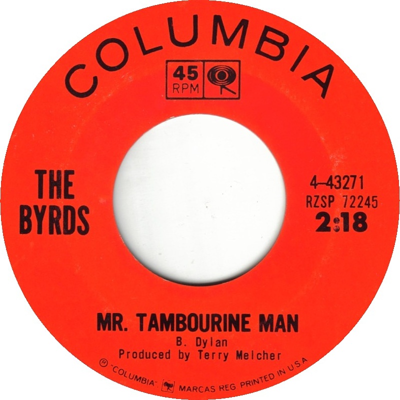 single (USA, Capitol) Mr Tambourine Man / 1965